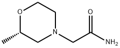 4-Morpholineacetamide,2-methyl-,(2S)- 结构式