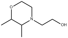 4-Morpholineethanol, 2,3-dimethyl- 结构式