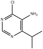 4-氯-6-异丙基嘧啶-5-胺 结构式