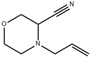 3-Morpholinecarbonitrile, 4-(2-propen-1-yl)- 结构式