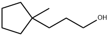 Cyclopentanepropanol, 1-methyl- 结构式