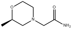 4-Morpholineacetamide,2-methyl-,(2R)- 结构式