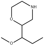 Morpholine, 2-(1-methoxypropyl)- 结构式