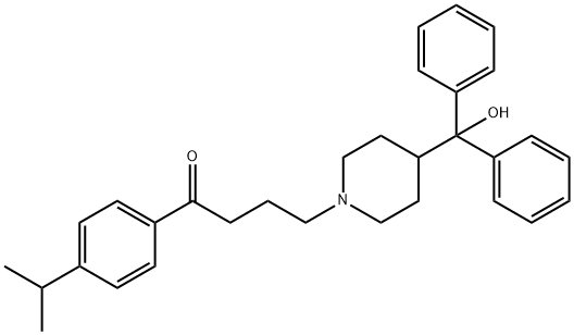 1-KETO DESCARBOXY 1-DESHYDROXY FEXOFENADINE 结构式