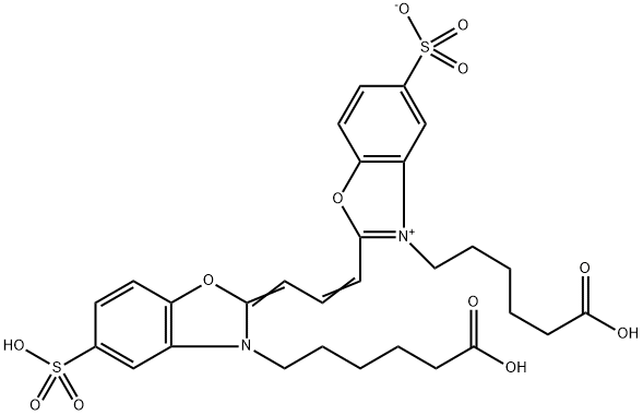 Cy2-DiAcid(DiSO3) 结构式