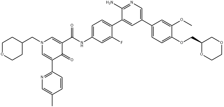 化合物DS-1205 结构式