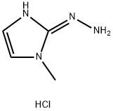 2-肼基-1-甲基-1H-咪唑三盐酸盐 结构式