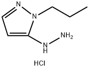 5-hydrazino-1-propyl-1H-pyrazole 结构式