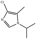4-chloro-1-isopropyl-5-methyl-1H-imidazole 结构式