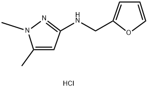 N-(2-furylmethyl)-1,5-dimethyl-1H-pyrazol-3-amine 结构式