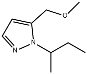 1-sec-butyl-5-(methoxymethyl)-1H-pyrazole 结构式