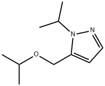 5-(isopropoxymethyl)-1-isopropyl-1H-pyrazole 结构式