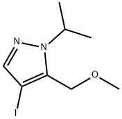 4-iodo-1-isopropyl-5-(methoxymethyl)-1H-pyrazole 结构式