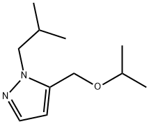 1-isobutyl-5-(isopropoxymethyl)-1H-pyrazole 结构式