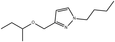 3-(sec-butoxymethyl)-1-butyl-1H-pyrazole 结构式