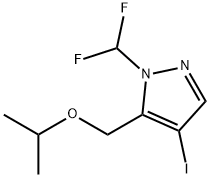 1-(difluoromethyl)-4-iodo-5-(isopropoxymethyl)-1H-pyrazole 结构式