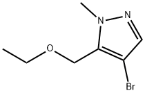 4-bromo-5-(ethoxymethyl)-1-methyl-1H-pyrazole 结构式