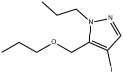 4-iodo-5-(propoxymethyl)-1-propyl-1H-pyrazole 结构式