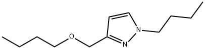 3-(butoxymethyl)-1-butyl-1H-pyrazole 结构式