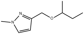3-(sec-butoxymethyl)-1-methyl-1H-pyrazole 结构式