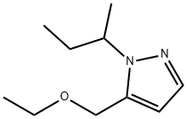 1-sec-butyl-5-(ethoxymethyl)-1H-pyrazole 结构式