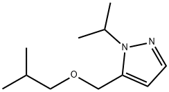 5-(isobutoxymethyl)-1-isopropyl-1H-pyrazole 结构式