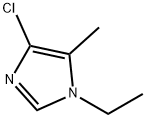 4-chloro-1-ethyl-5-methyl-1H-imidazole 结构式