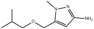 5-(isobutoxymethyl)-1-methyl-1H-pyrazol-3-amine 结构式