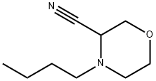 3-Morpholinecarbonitrile, 4-butyl- 结构式