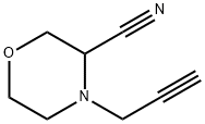 3-Morpholinecarbonitrile, 4-(2-propyn-1-yl)- 结构式