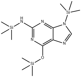 Tris(trimethylsilyl)guanine 结构式