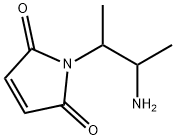 1H-Pyrrole-2,5-dione, 1-(2-amino-1-methylpropyl)- 结构式