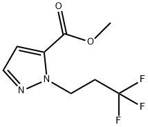 methyl 1-(3,3,3-trifluoropropyl)-1H-pyrazole-5-carboxylate 结构式