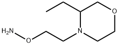 Morpholine, 4-[2-(aminooxy)ethyl]-3-ethyl- 结构式