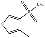 4-甲基呋喃-3-磺酰胺 结构式