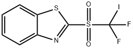 2-((difluoroiodomethyl)sulfonyl)benzo[d]thiazole 结构式