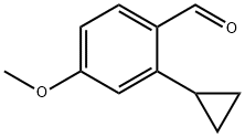 2-环丙基-4-甲氧基苯甲醛 结构式