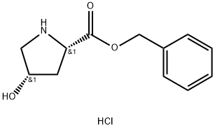 (2S,4S)-4-羟基吡咯烷-2-羧酸苄酯盐酸盐 结构式