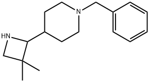 Piperidine, 4-(3,3-dimethyl-2-azetidinyl)-1-(phenylmethyl)- 结构式