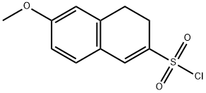 2-Naphthalenesulfonyl chloride, 3,4-dihydro-6-methoxy- 结构式
