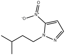 1H-Pyrazole, 1-(3-methylbutyl)-5-nitro- 结构式