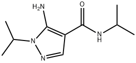 5-amino-N,1-diisopropyl-1H-pyrazole-4-carboxamide 结构式