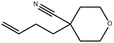4-(but-3-en-1-yl)oxane-4-carbonitrile 结构式
