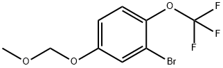 2-溴-4-(甲氧基甲氧基)-1-(三氟甲氧基)苯 结构式