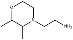 4-Morpholineethanamine, 2,3-dimethyl- 结构式