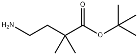 Butanoic acid, 4-amino-2,2-dimethyl-, 1,1-dimethylethyl ester 结构式