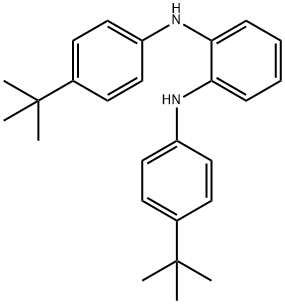 N1,N2-双(4-(叔丁基)苯基)苯-1,2-二胺 结构式