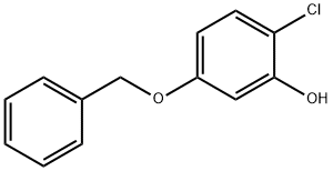 5-(苄氧基)-2-氯苯酚 结构式