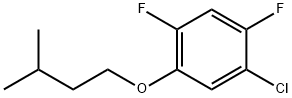 Benzene, 1-chloro-2,4-difluoro-5-(3-methylbutoxy)- 结构式