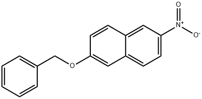 Naphthalene, 2-nitro-6-(phenylmethoxy)- 结构式